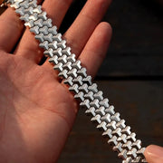 HexaLink Moissanite Diamond Gold Bracelet - Anti Tarnish