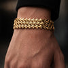HexaLink Moissanite Diamond Gold Bracelet - Anti Tarnish
