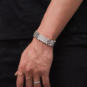 HexaLink Moissanite Diamond Gold Bracelet - Anti Tarnish